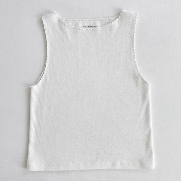 Brandy Melville Tops - Brandy Melville Vicki Tank | White | One Size (Fits XS) | NWOT